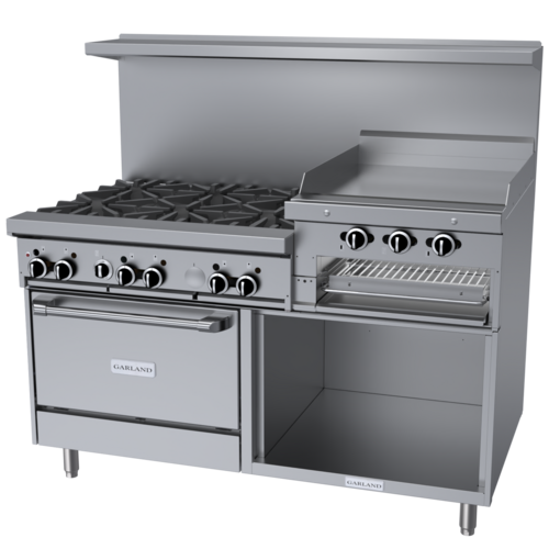 Garland US Range GFE60-6R24RS Range, 60" Restaurant, Gas