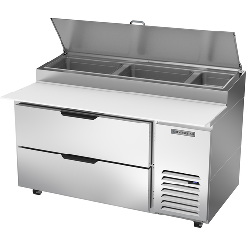 Garland Beverage Air DPD60HC-2 Refrigerated Counter, Pizza Prep Table