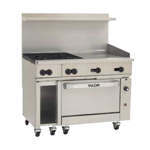 Vulcan Canada Endurance 48S-4B24GT Range, 48" Restaurant, Gas