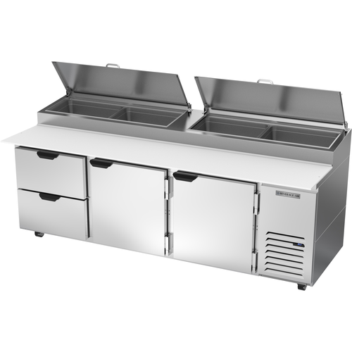 Garland Beverage Air DPD93HC-2 Refrigerated Counter, Pizza Prep Table