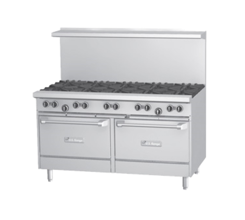 Garland US Range U60-8G12SS Range, 60" Restaurant, Gas
