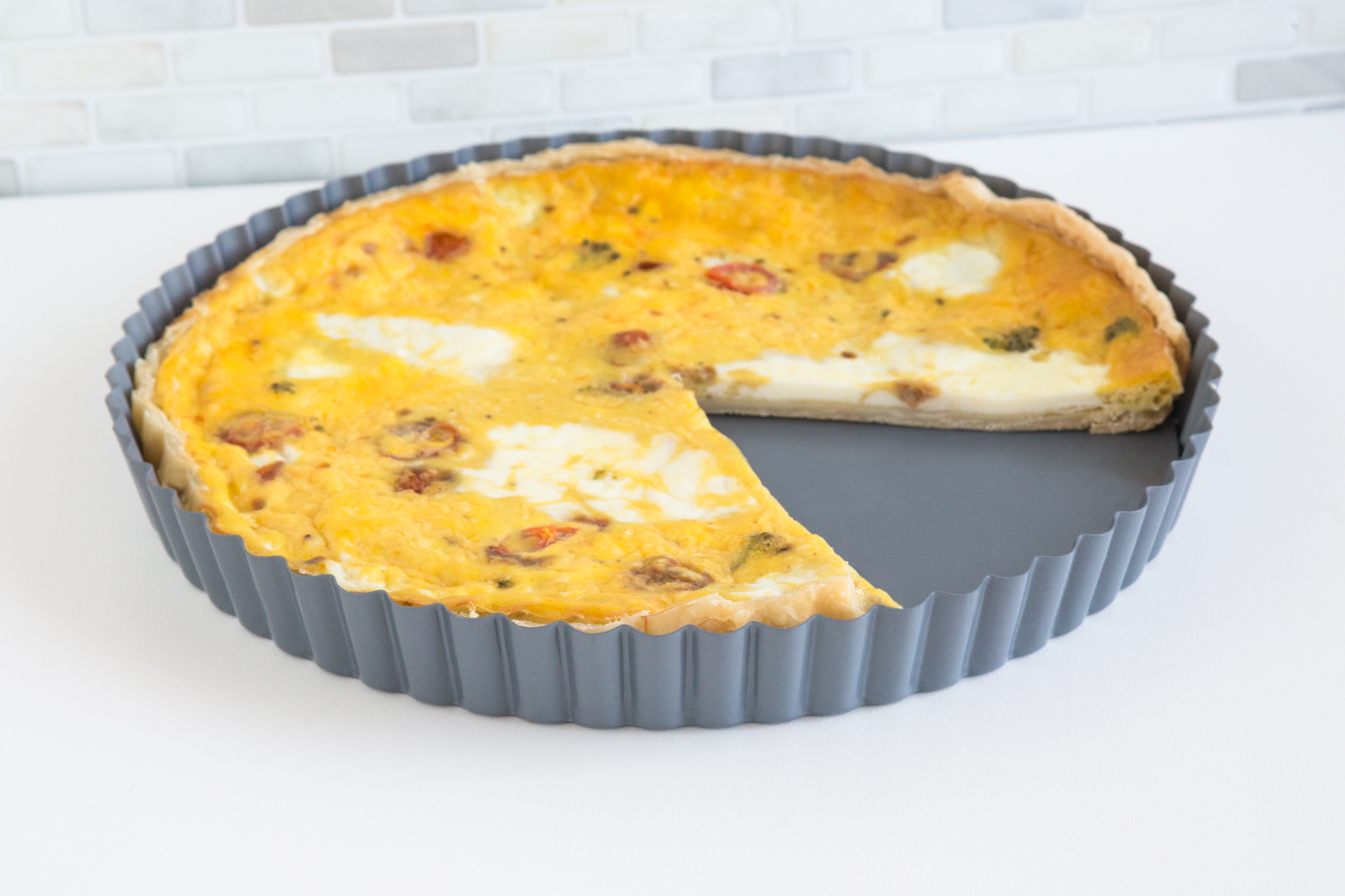 Fox Run 44513 9 Inch Non-Stick Loose Bottom Tart and Quiche Pan