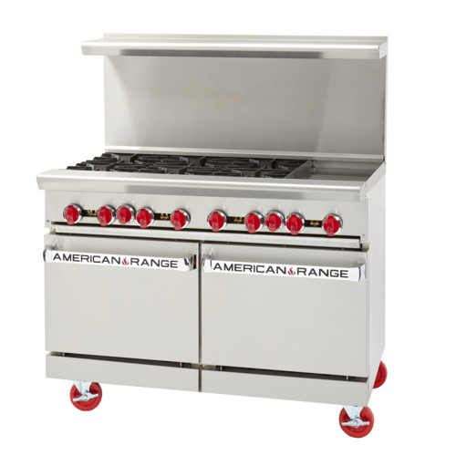 American Range ARGF-8 Range, 48" Restaurant, Gas