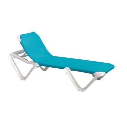 Grosfillex Nautical US101241 Chaise, Outdoor