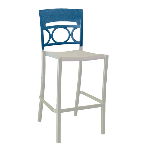 Grosfillex Moon UT456680 Bar Stool, Stacking, Outdoor