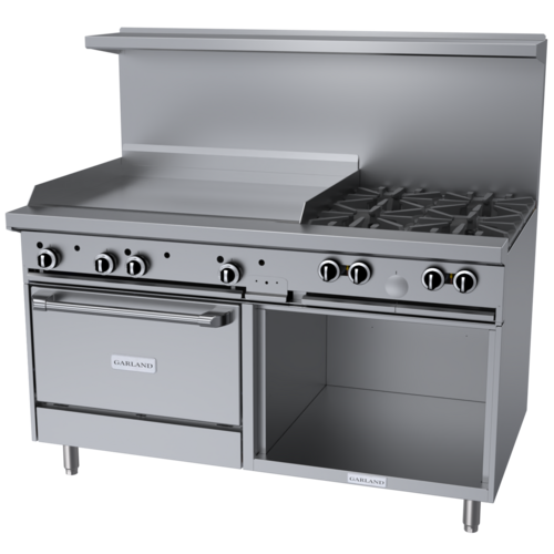 Garland US Range G60-4G36RS Range, 60" Restaurant, Gas