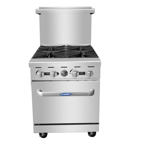 Atosa CookRite AGR-4B-LP Range, 24" Restaurant, Gas