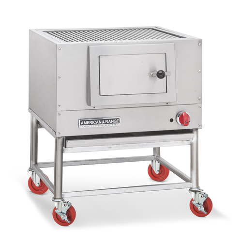 American Range AMSQ-30 Charbroiler, Wood Burning