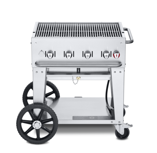 Crown Verity Mobile Cooking CV-MCB-30 Charbroiler, Gas, Outdoor Grill