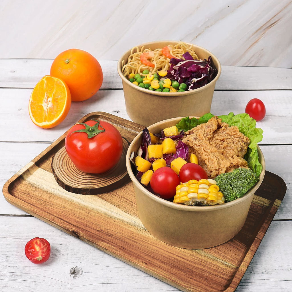 Globe Commercial 6740 Bowl 40oz Kraft - 3000 pr cs