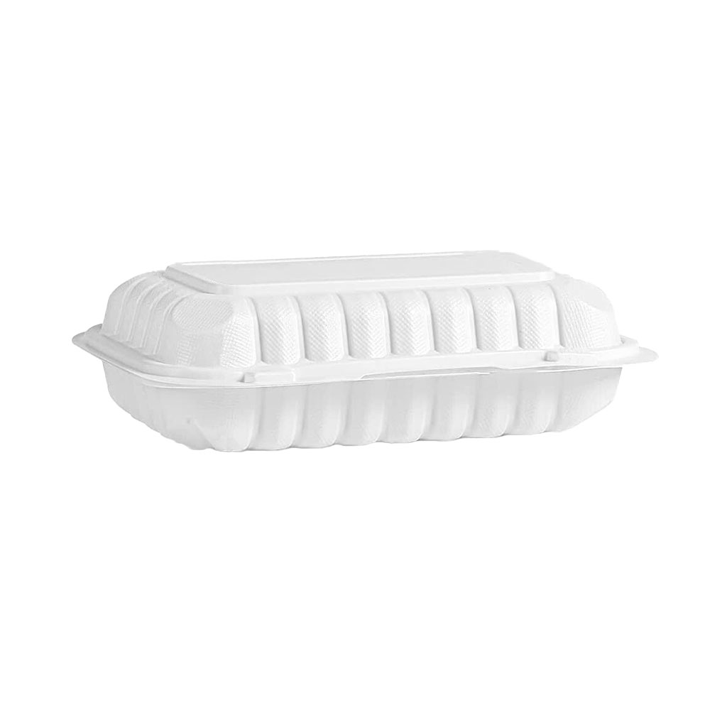 Globe Commercial 7013 Container Hinged 9"x6"x3" MFPP Plastic