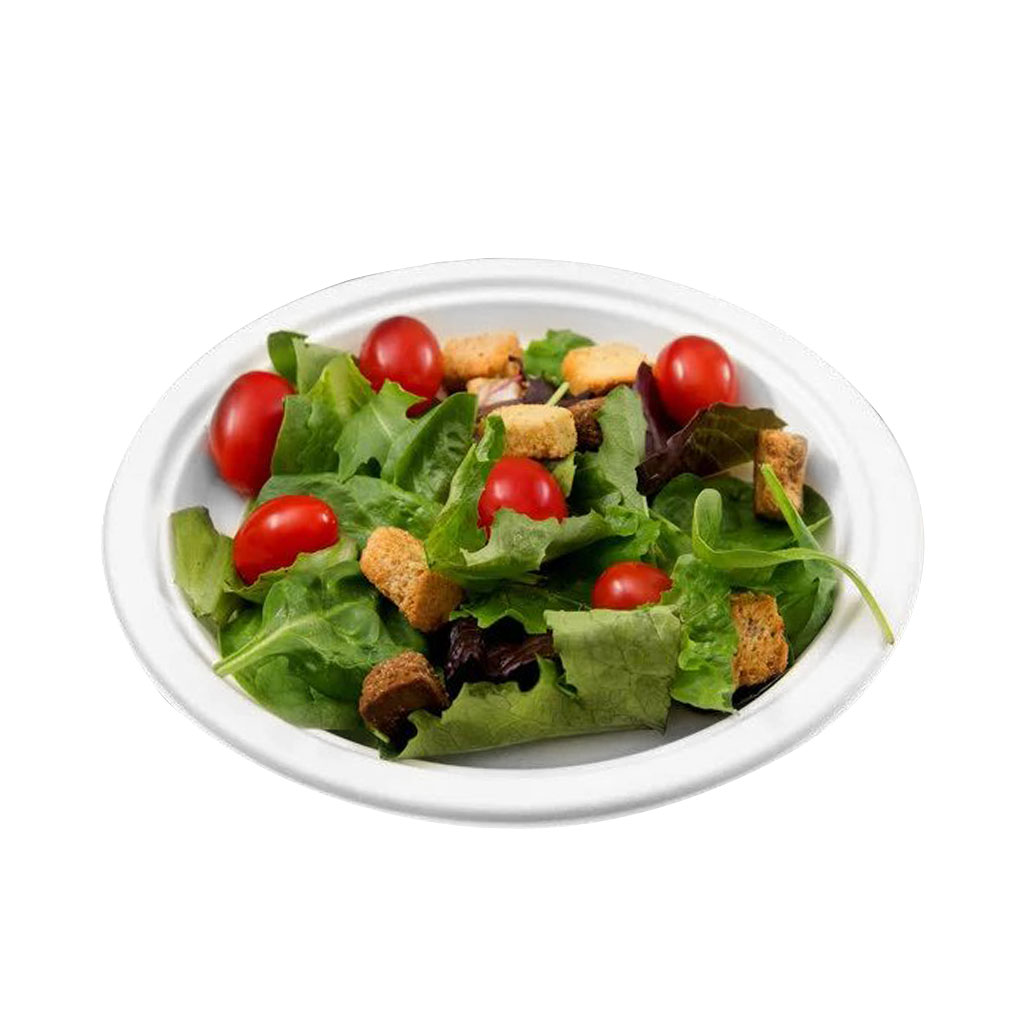 Globe Commercial 6022 Plate 9" Compostable Bagasse