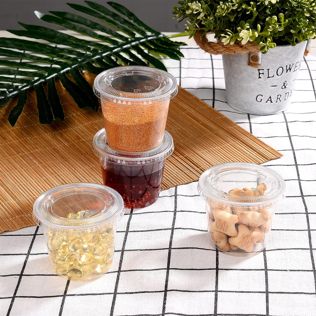 Globe Commercial 6601 Portion Cup 2oz Clear