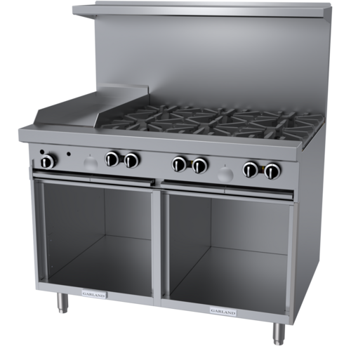 Garland US Range G48-6G12SS Range, 48" Restaurant, Gas