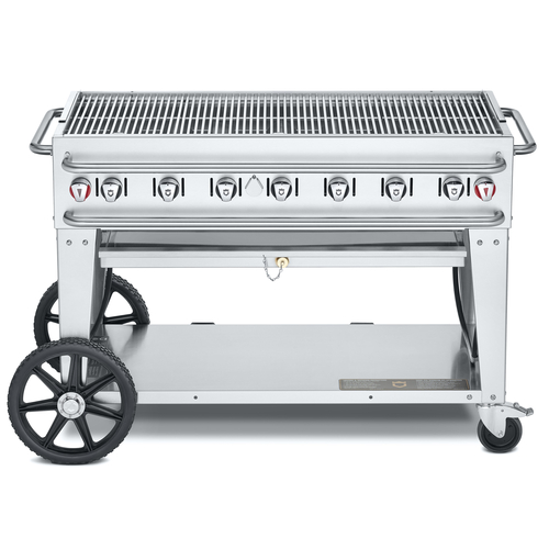 Crown Verity Mobile Cooking CV-RCB-48-SI BULK Charbroiler, Gas, Outdoor Grill