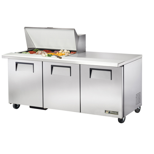 True Refrigeration Non-Core Models TSSU-72-15M-B-HC Refrigerated Counter, Mega Top Sandwich / Salad Unit
