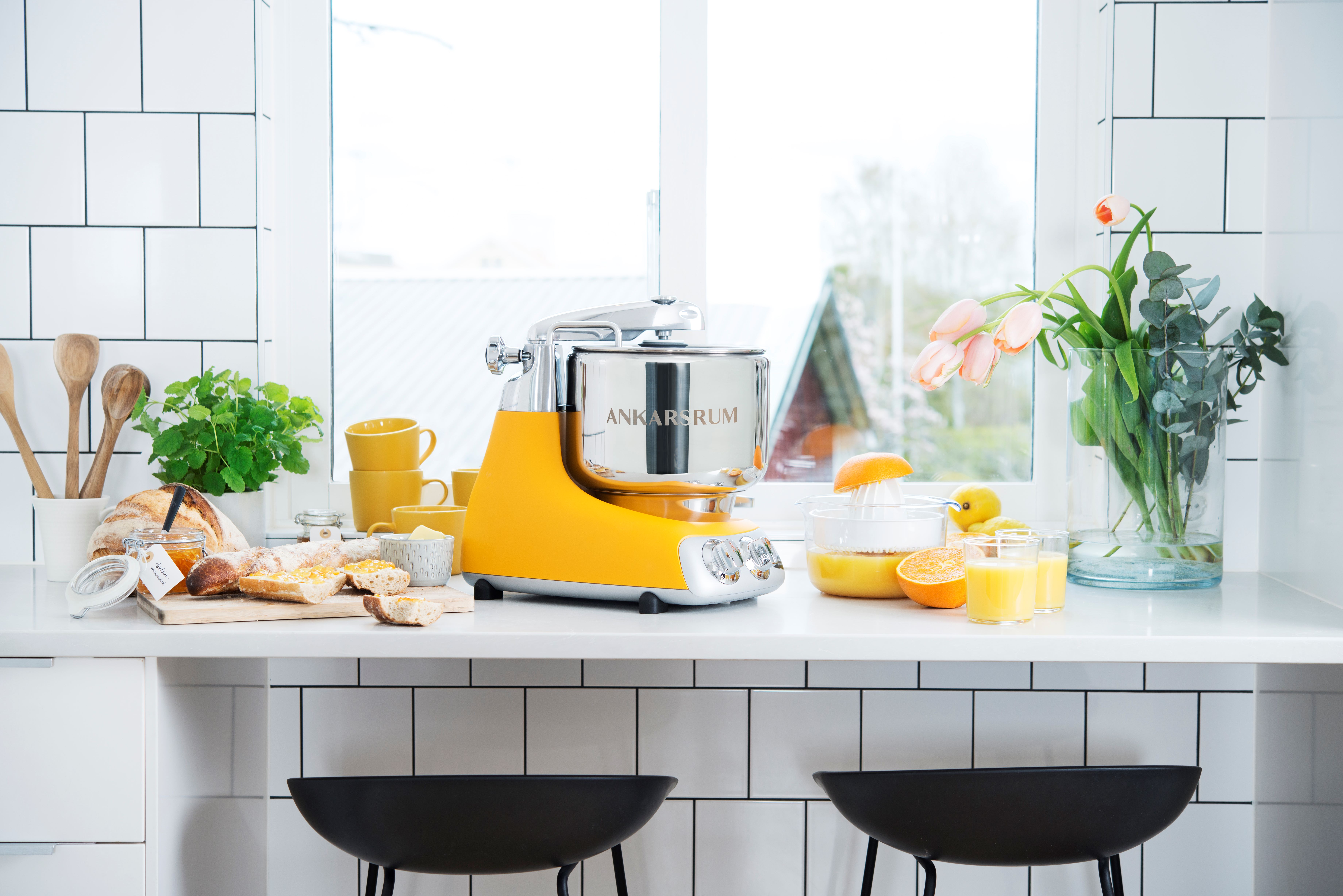 Ankarsrum 1200122 7qt Mixer Original Sunbeam Yellow
