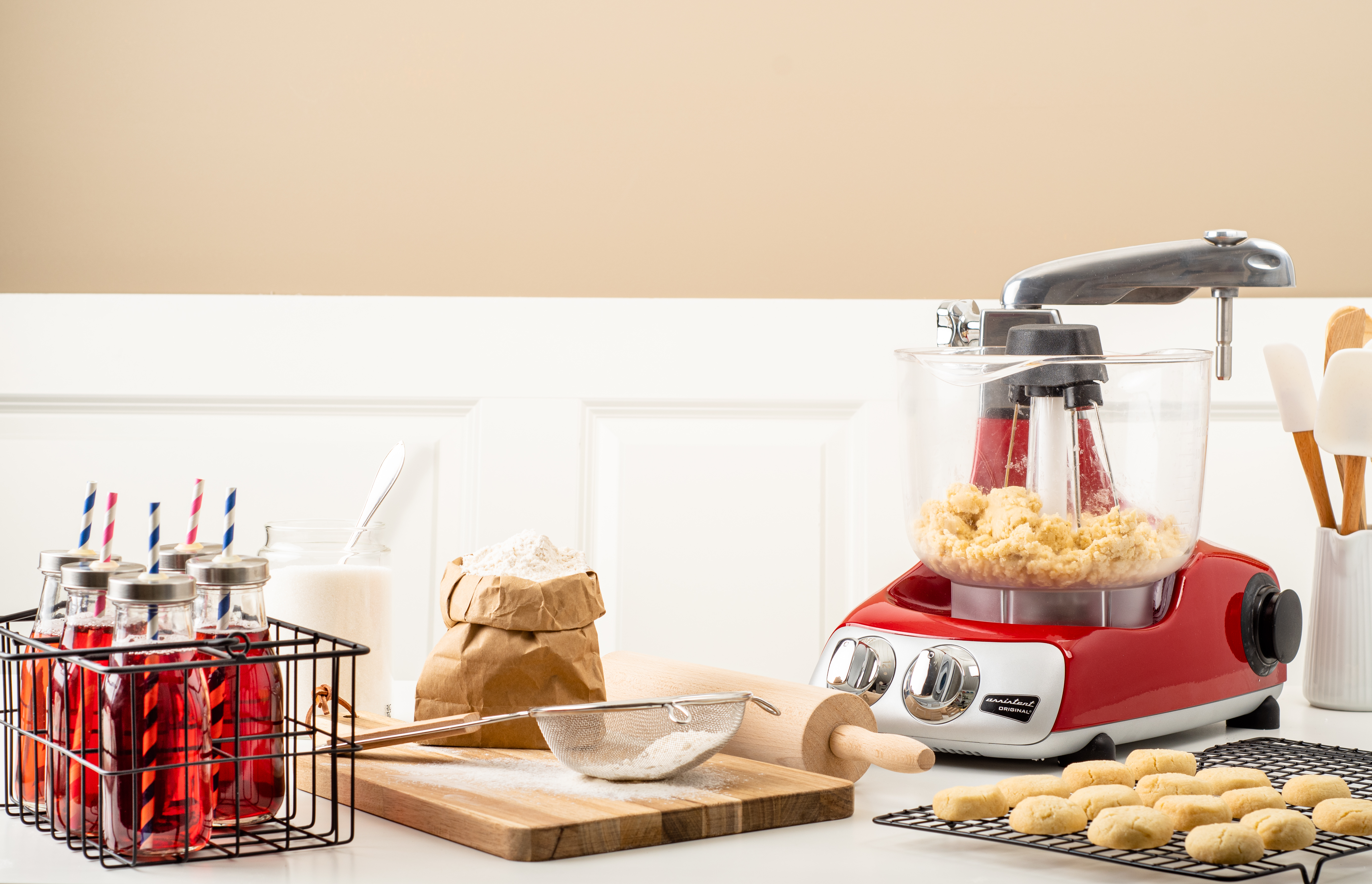 Ankarsrum 1200405 7qt Mixer Original Red