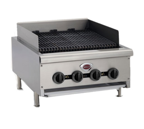 Wells HDCB-2430G Charbroiler, Gas, Countertop
