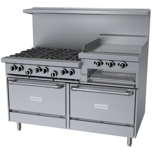 Garland US Range G60-6R24RR Range, 60" Restaurant, Gas