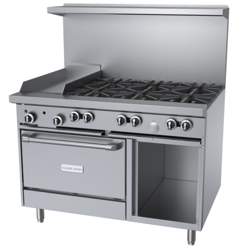 Garland US Range G48-6G12RS Range, 48" Restaurant, Gas
