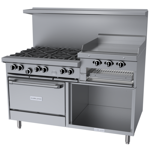 Garland US Range G60-6R24RS Range, 60" Restaurant, Gas