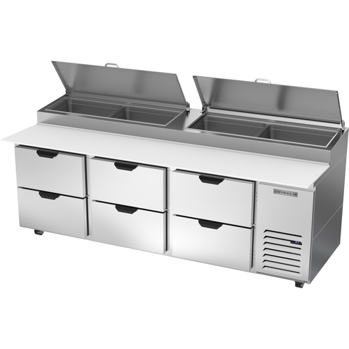 Garland Beverage Air DPD93HC-4 Refrigerated Counter, Pizza Prep Table