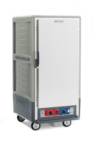 Metro C5 Insulation Armour C537-CLFS-U-GY Heated Holding Proofing Cabinet, Mobile