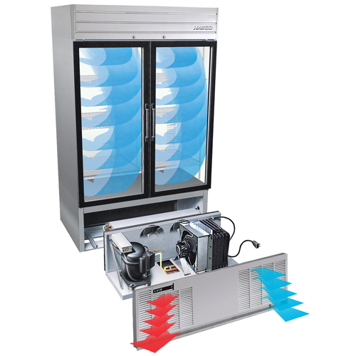 HABCO Manufacturing Impulse Cold Space™ SE46HCSXG Refrigerator, Merchandiser