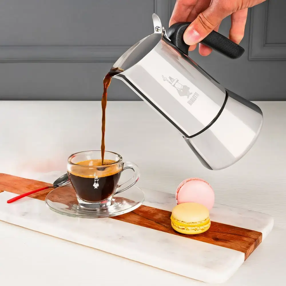 Bialetti CF00515CAD-006 Venus Stainless Steel Stovetop Espresso Maker 4 Cup