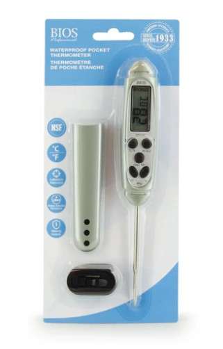 BIOS Waterproof Pocket Thermometer