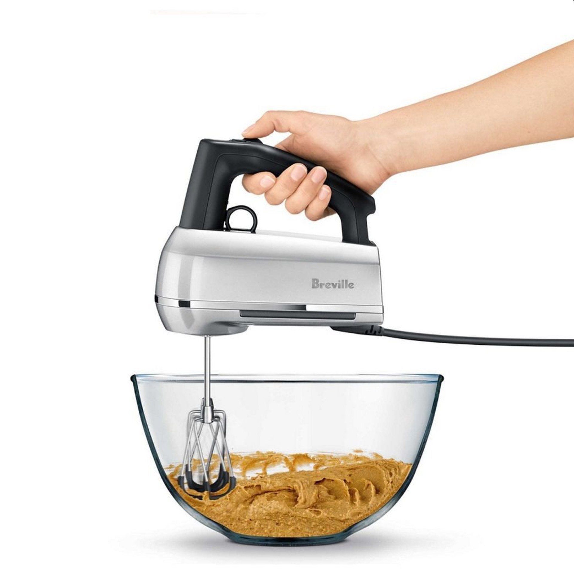 Breville BHM800SIL1BCA1 The Handy Mix Scraper Hand Mixer