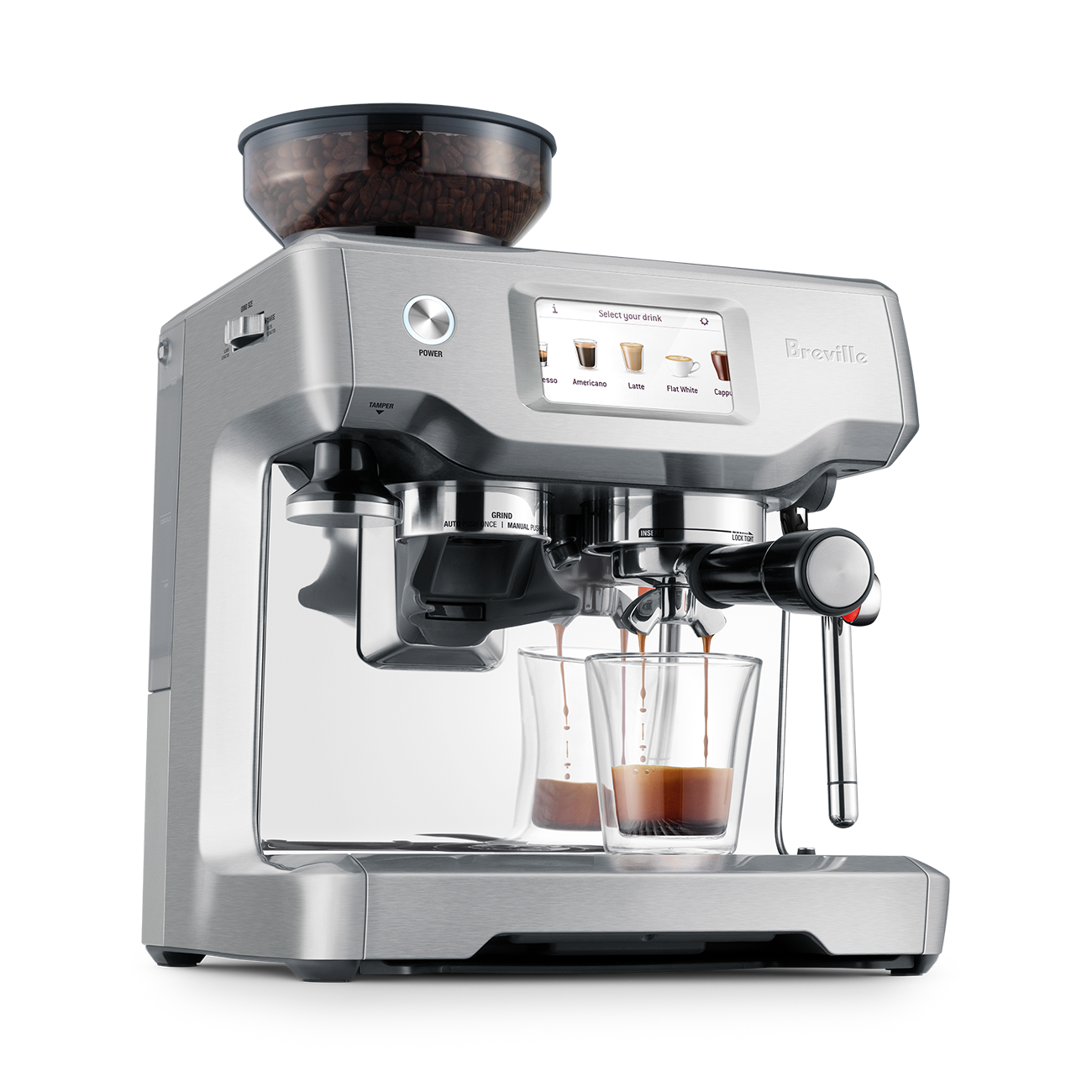 Breville BES880BSS1BCA1 the Barista Touch - Brushed Stainless