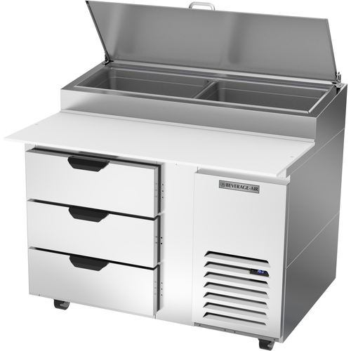 Garland Beverage Air DPD46HC-3 Refrigerated Counter, Pizza Prep Table