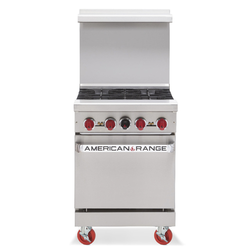 American Range AR-12G-2B Range, 24" Restaurant, Gas