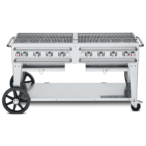 Crown Verity Mobile Cooking CV-RCB-60-SI 50/100 Charbroiler, Gas, Outdoor Grill