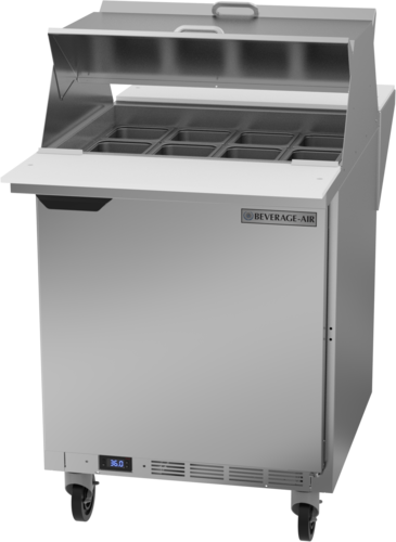 Garland Beverage Air SPE27HC-12M-B-DS Refrigerated Counter, Mega Top Sandwich / Salad Unit