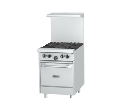 Garland US Range U24-G24S Range, 24" Restaurant, Gas