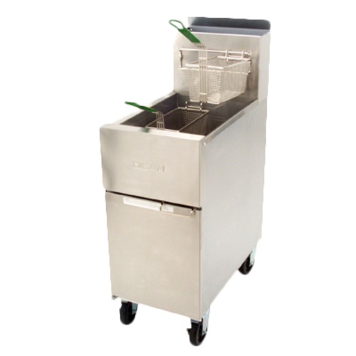 Garland Dean SR152G Fryer, Gas, Floor Model, Full Pot