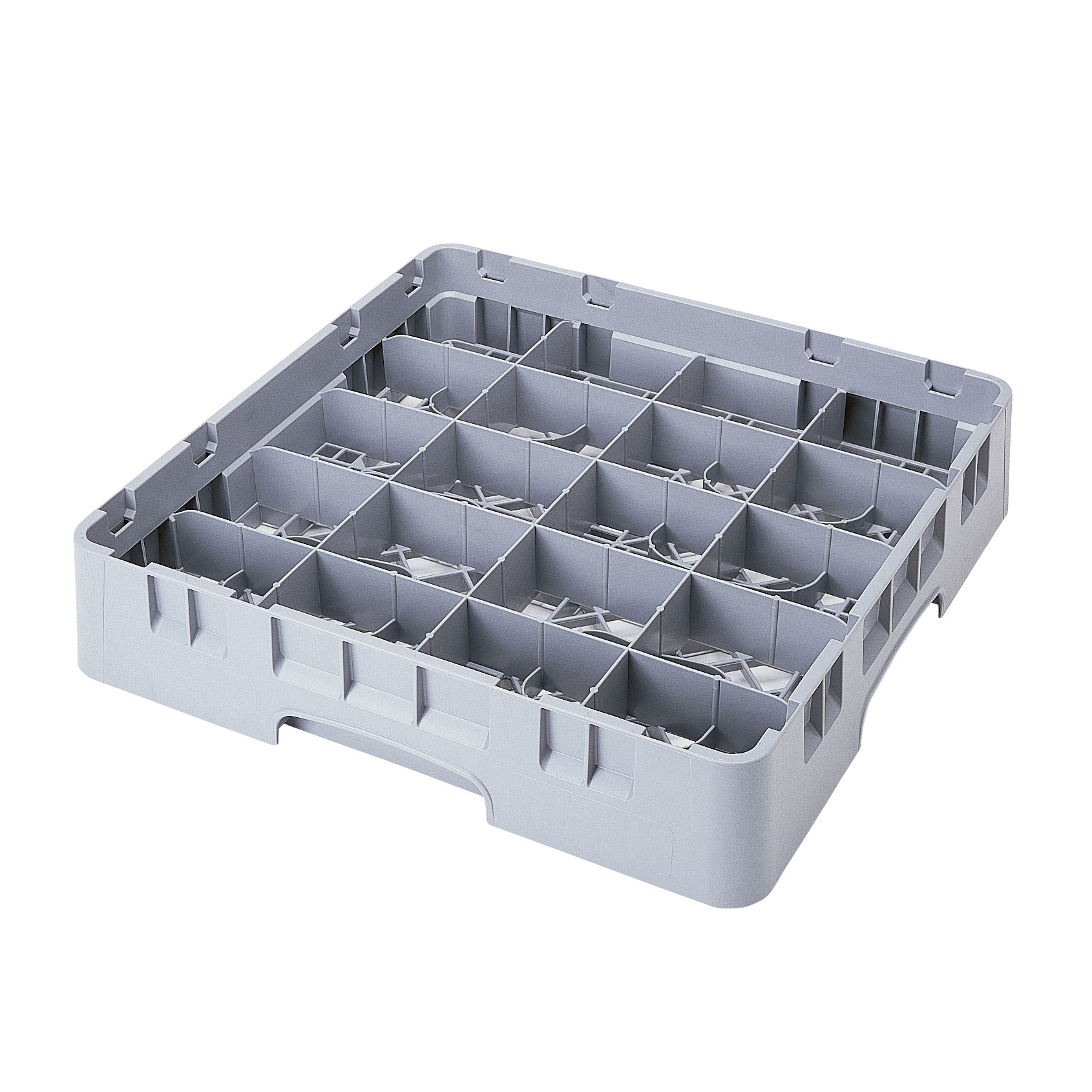 Cambro Camrack® Cup Rack, full size, 20 compartments, soft gray