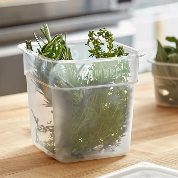 Cambro CamSquare® 1SFSPROPP190 Food Storage Container