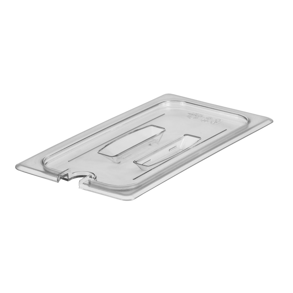 Cambro Camwear® 30CWCHN135 Third Size Notched Cover with Handle