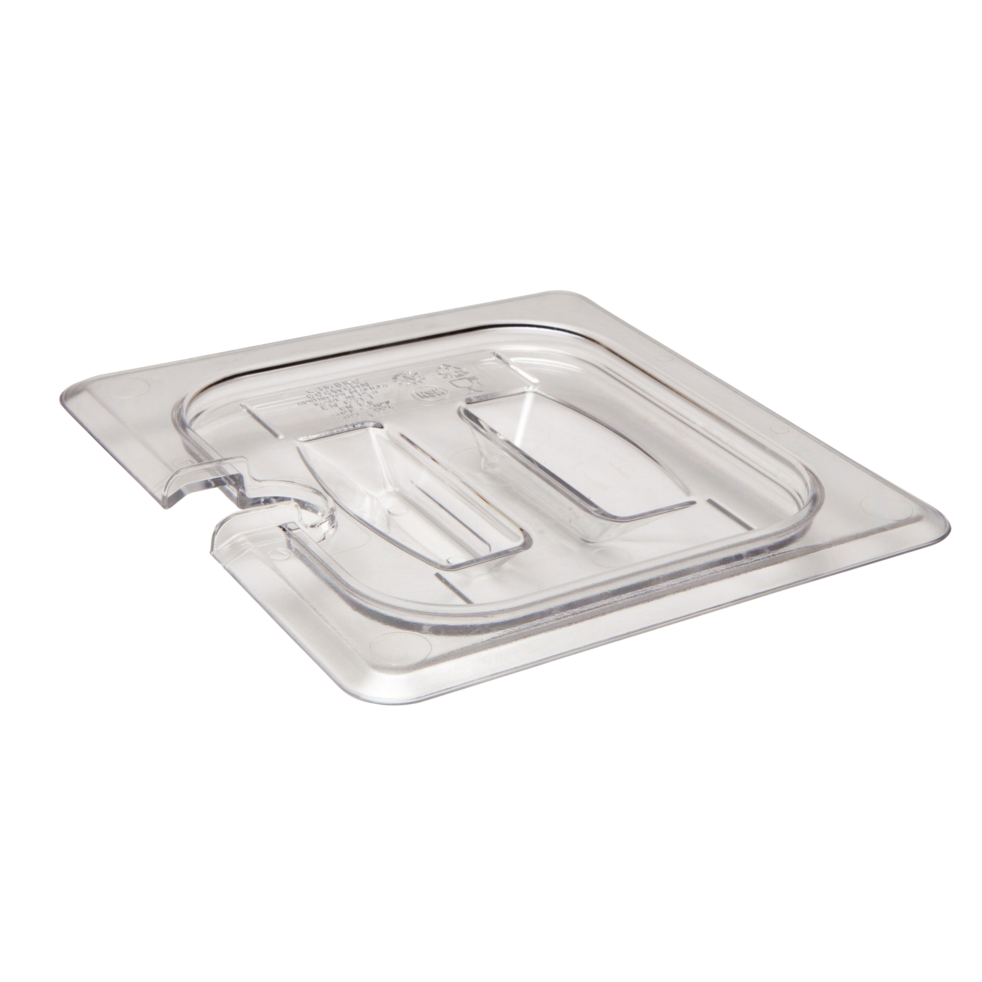 Cambro Camwear® 60CWCHN135 Sixth Size Notched Cover with Handle