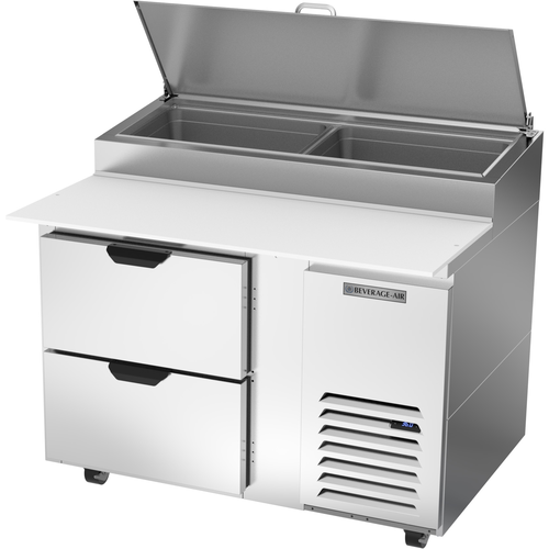 Garland Beverage Air DPD46HC-2 Refrigerated Counter, Pizza Prep Table