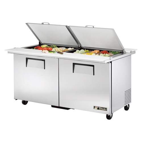 True Refrigeration Non-Core Models TSSU-60-24M-B-DS-ST-HC Refrigerated Counter, Mega Top Sandwich / Salad Unit
