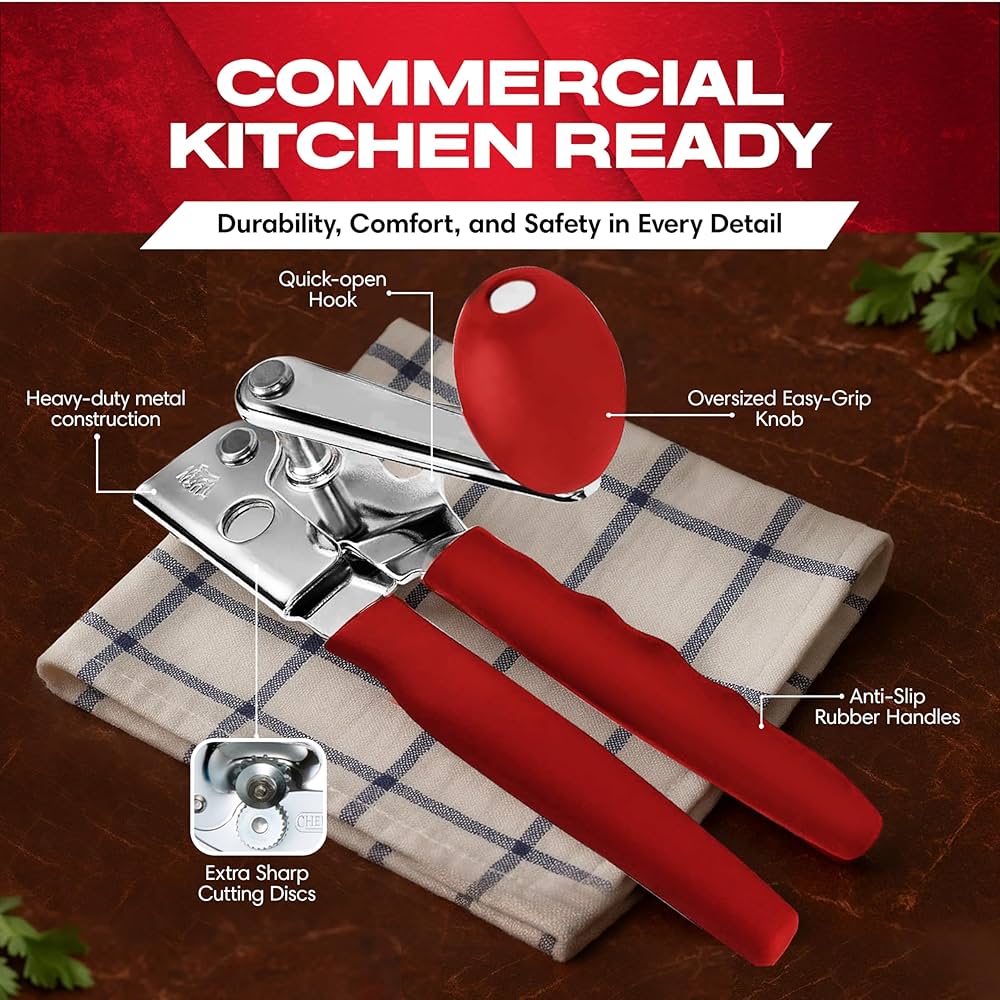 Chef Master 90056 Heavy Duty Commercial Can Opener