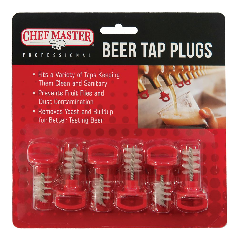 Chef Master 90216 Beer Tap Plugs - 6 Pack