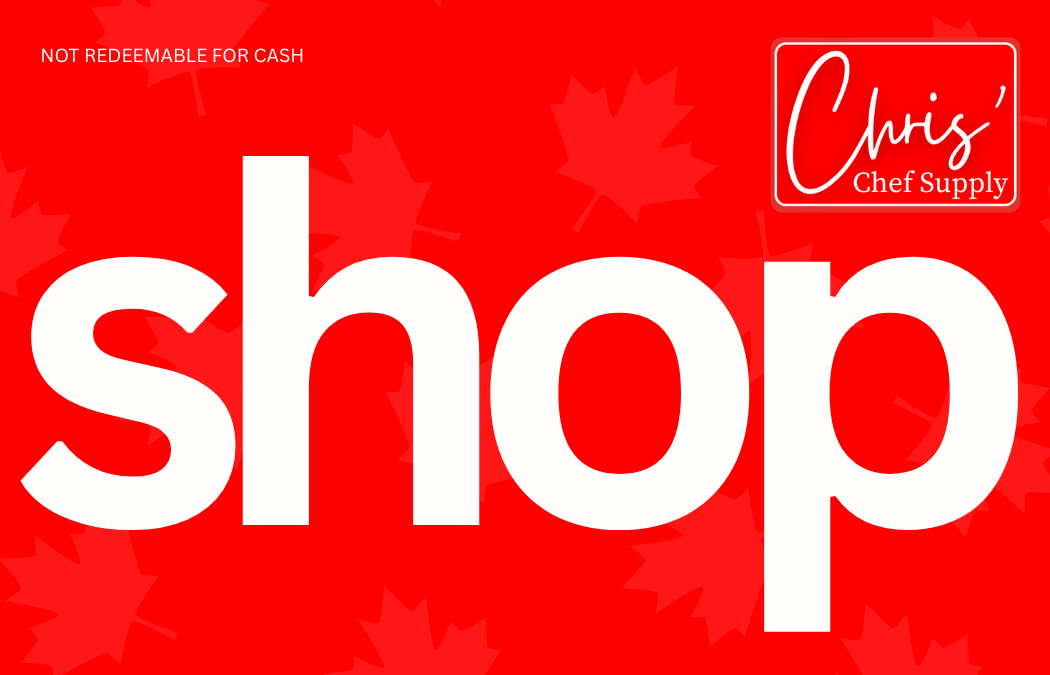 Chris' Chef Supply eGift Card (In-Store Purchases Only)