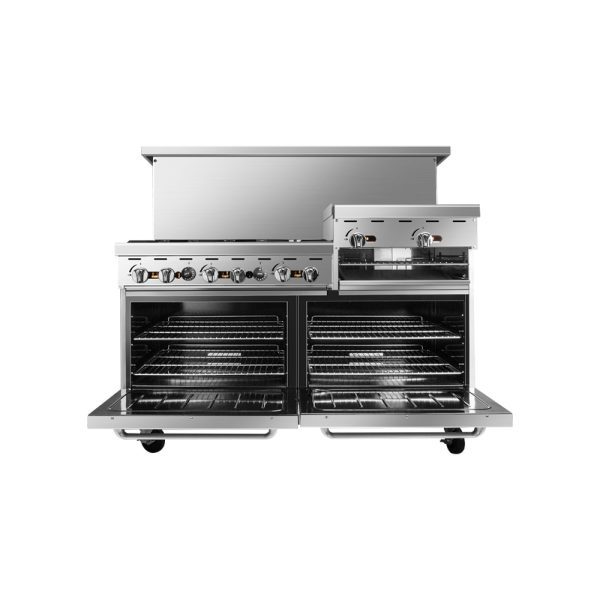 Atosa CookRite AGR-6B-24RGB-LP Range, 60" Restaurant, Gas