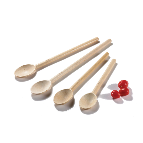 Browne Foodservice 744564 14" Super Deluxe Wooden Spoon H/D